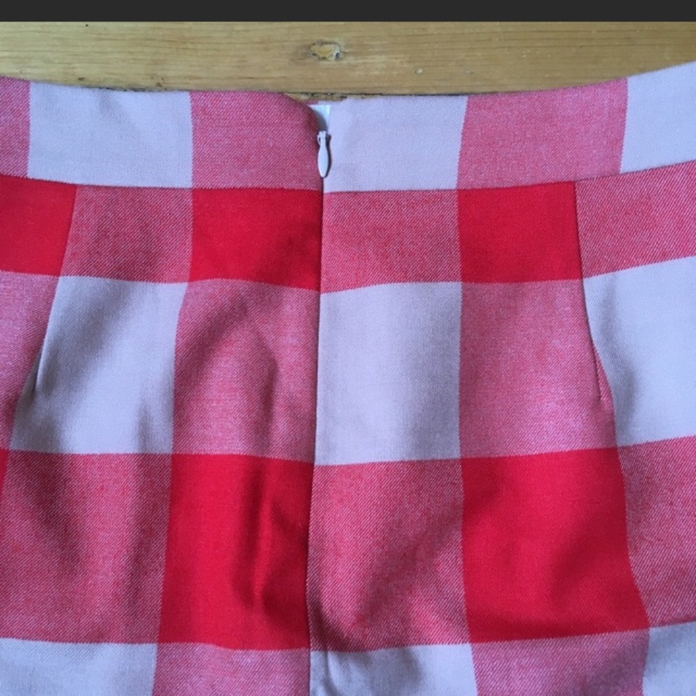NWT J. Crew buffalo plaid checkered mini skirt 3 - Picture 8 of 8